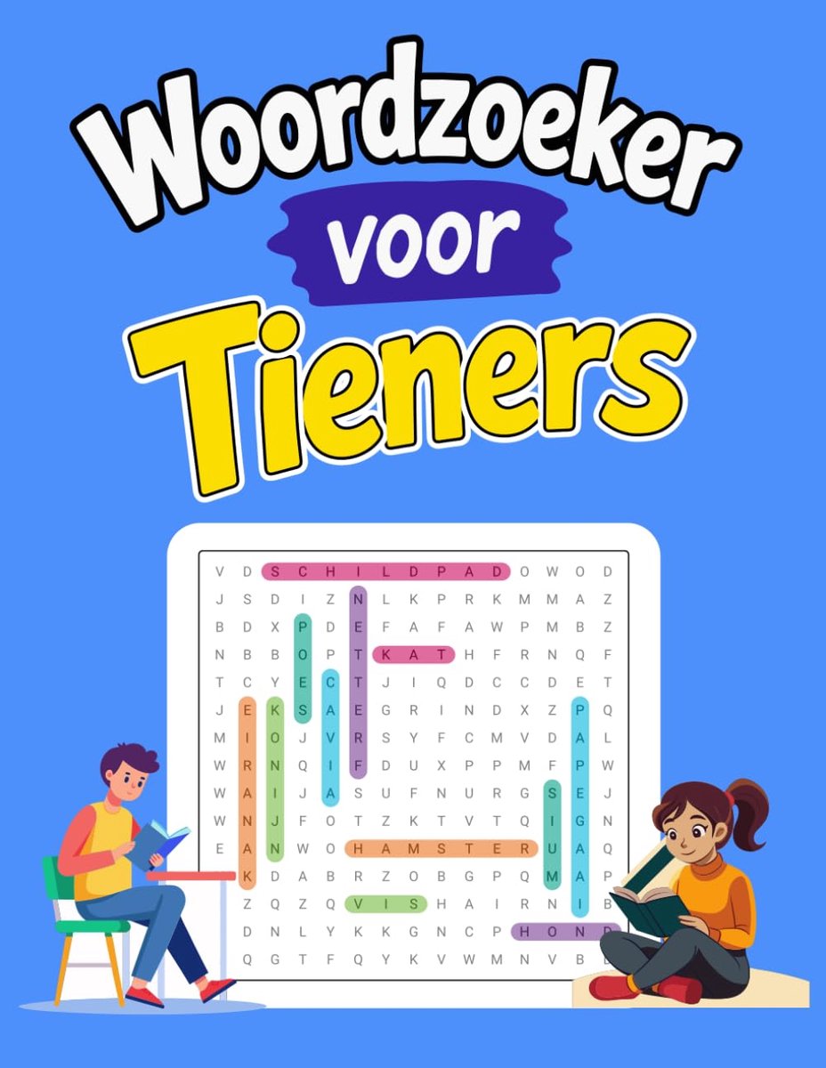 SnelShoppen - Woordzoeker voor Tieners: Leuke en uitdagende puzzels, 100+ pagina's, ideaal voor vrije tijd, reizen, en spelletjes met vrienden