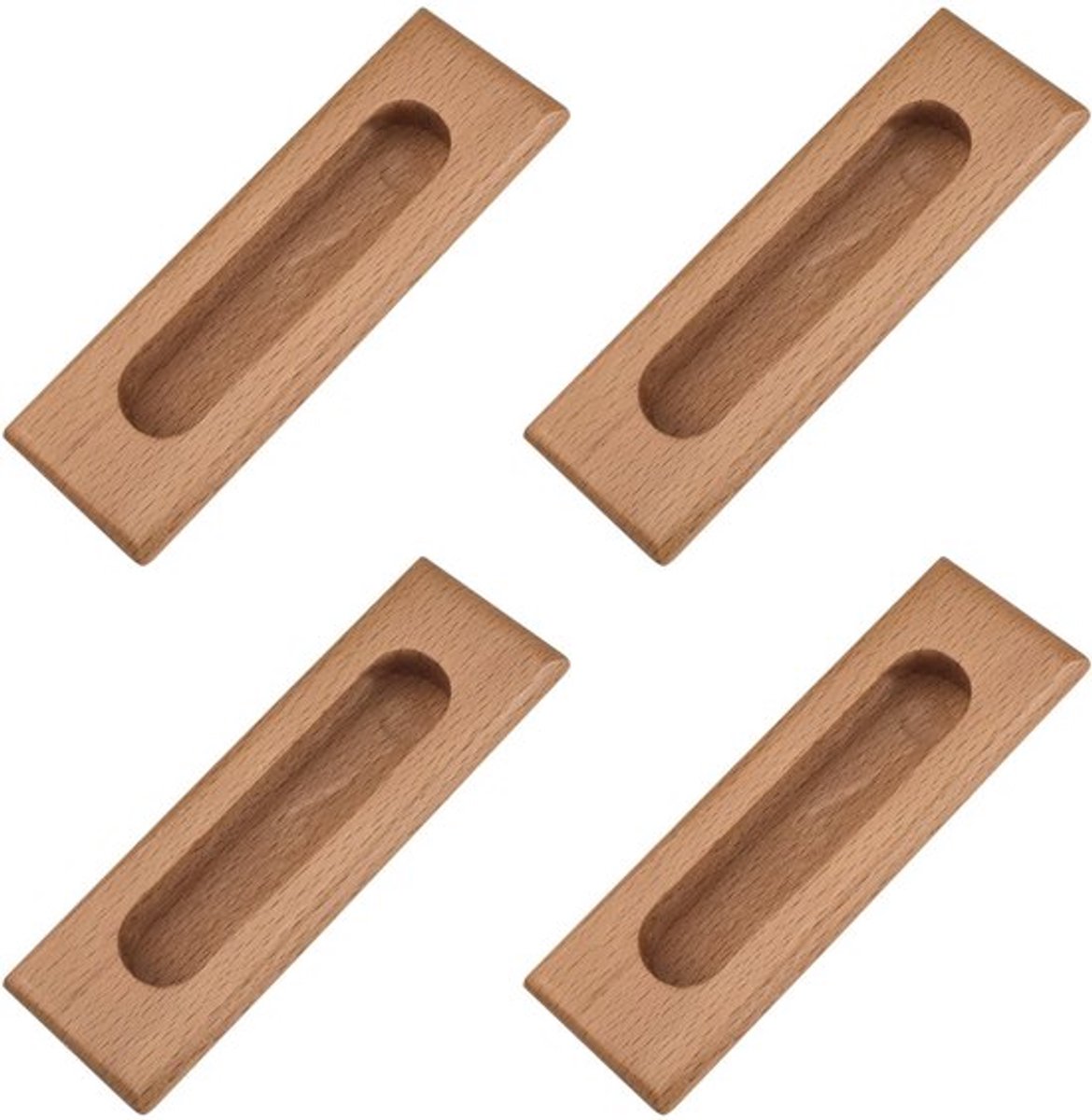 Schuifdeur Handvat Verzonken Ontwerp - Houten Kast Trekker - Stevig en Duurzaam - Verborgen Montage - Elegant en Glad - Bescherming voor Kinderen - Kasttrek