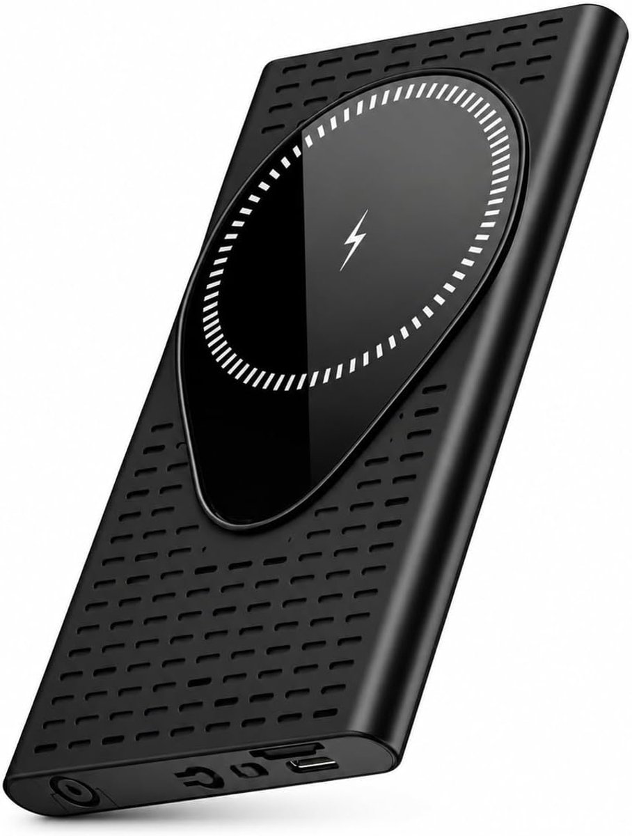 SnelShoppen - Spy Camera Powerbank met Draadloze Oplader, Verborgen Camera, WiFi Camera met App, Bewegingsdetectie, Nachtzicht, Full HD 1080P, Inclusi