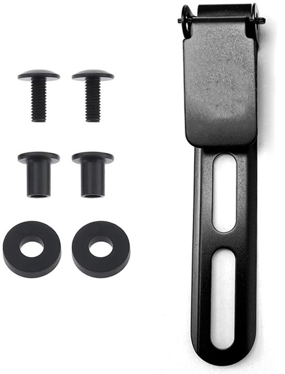 Riemclip Ergonomisch - Vaste Bladclips - Messing Schijven - Compatibel met Ulticlip - 85 x 15 mm - Roestvrij Staal - Gereedschapsclip
