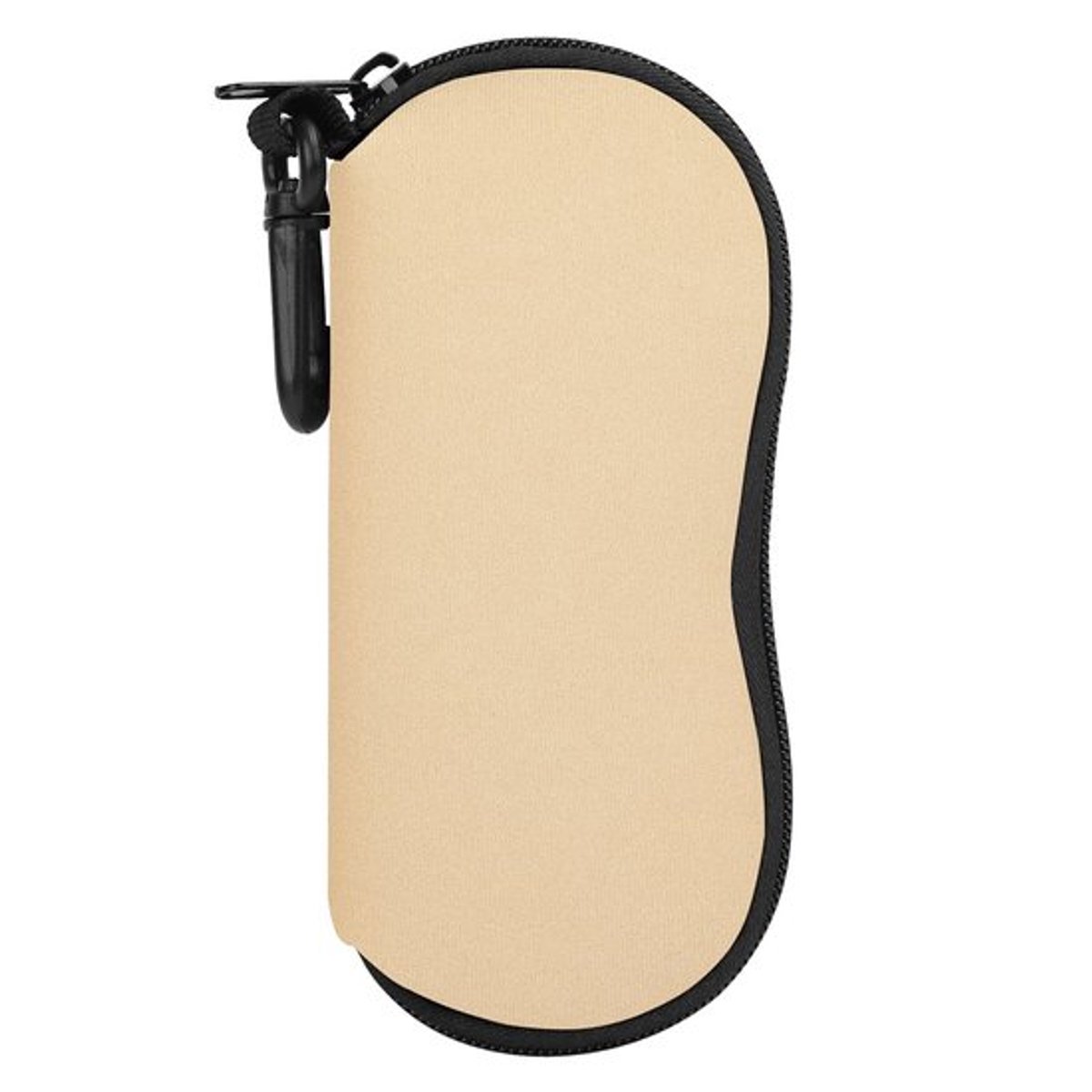 Zonnebrilhoes Ultra Lichtgewicht - Neopreen Opbergcase - Met Rits - Voor Zonnebrillen - Bescherming - Handige Clip - Brilcase