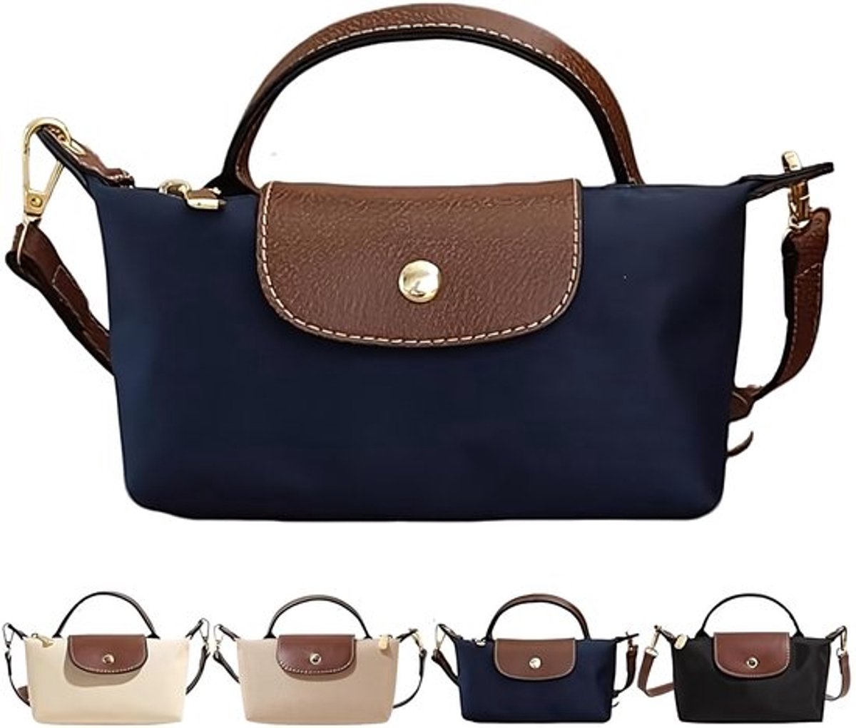 Handtas mini - Crossbody Tas - Schoudertas - Waterafstotend Nylon - Verstelbare Riem - Lichtgewicht en Chic - Crossbodytas
