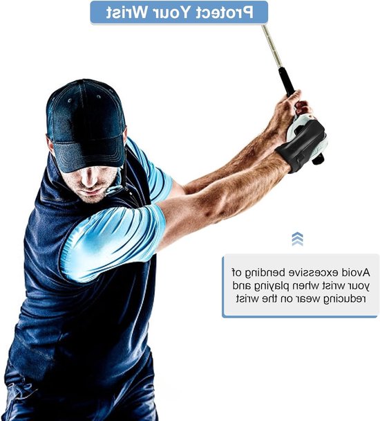 Dailygoods- Polshulp Verstelbaar - Golf Trainer - Zwaaitrainer - Trainingshulp - Correctie Arm - Bescherming Pols - Golftrainer van Dailygoods — afbeelding 2