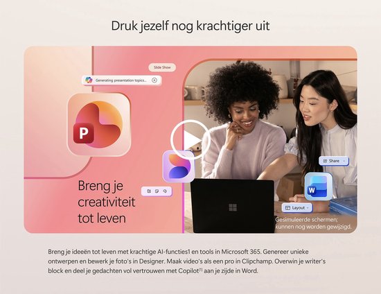 Microsoft Office voor Thuisgebruik 2024 - 1 Gebruiker - 1 apparaat - Meertalig - Eenmalige aankoop - Download