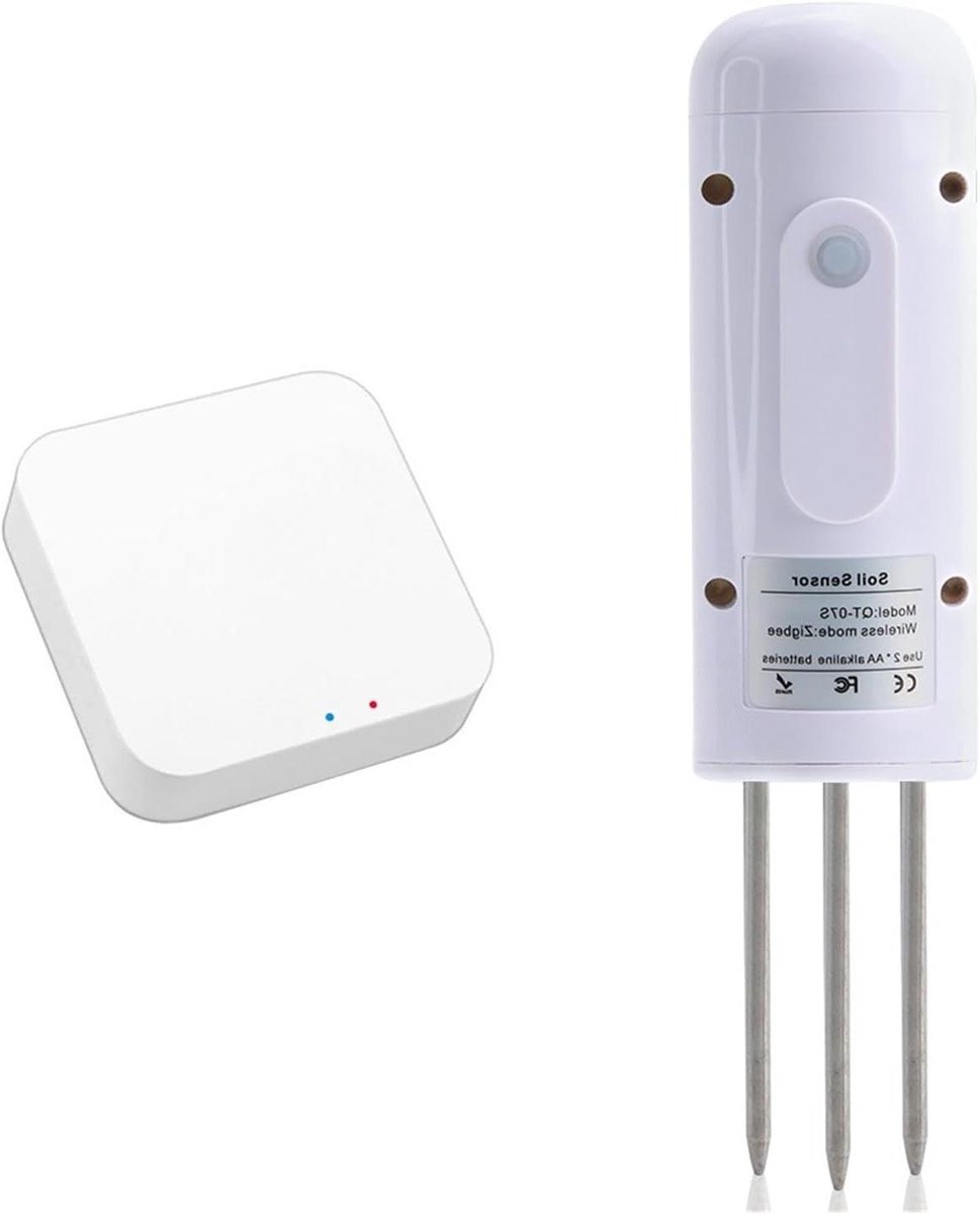 Bodemvochtmeter - Plantenmonitor Detector - Planten Verzorgen - Draadloze Realtime Meting - 60 mm Sonde - Set