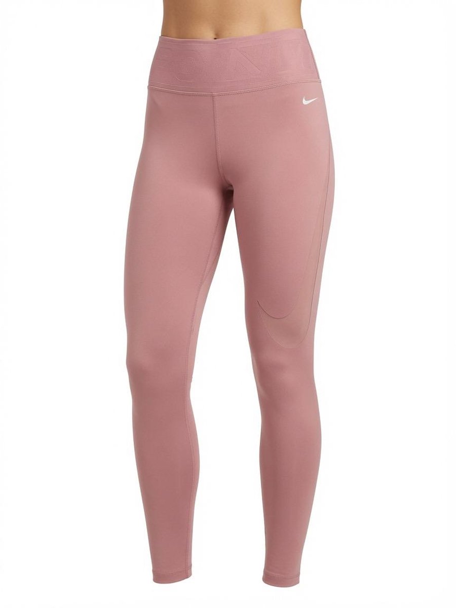 Nike Pro High-Waisted Full-Length Leggings Roze