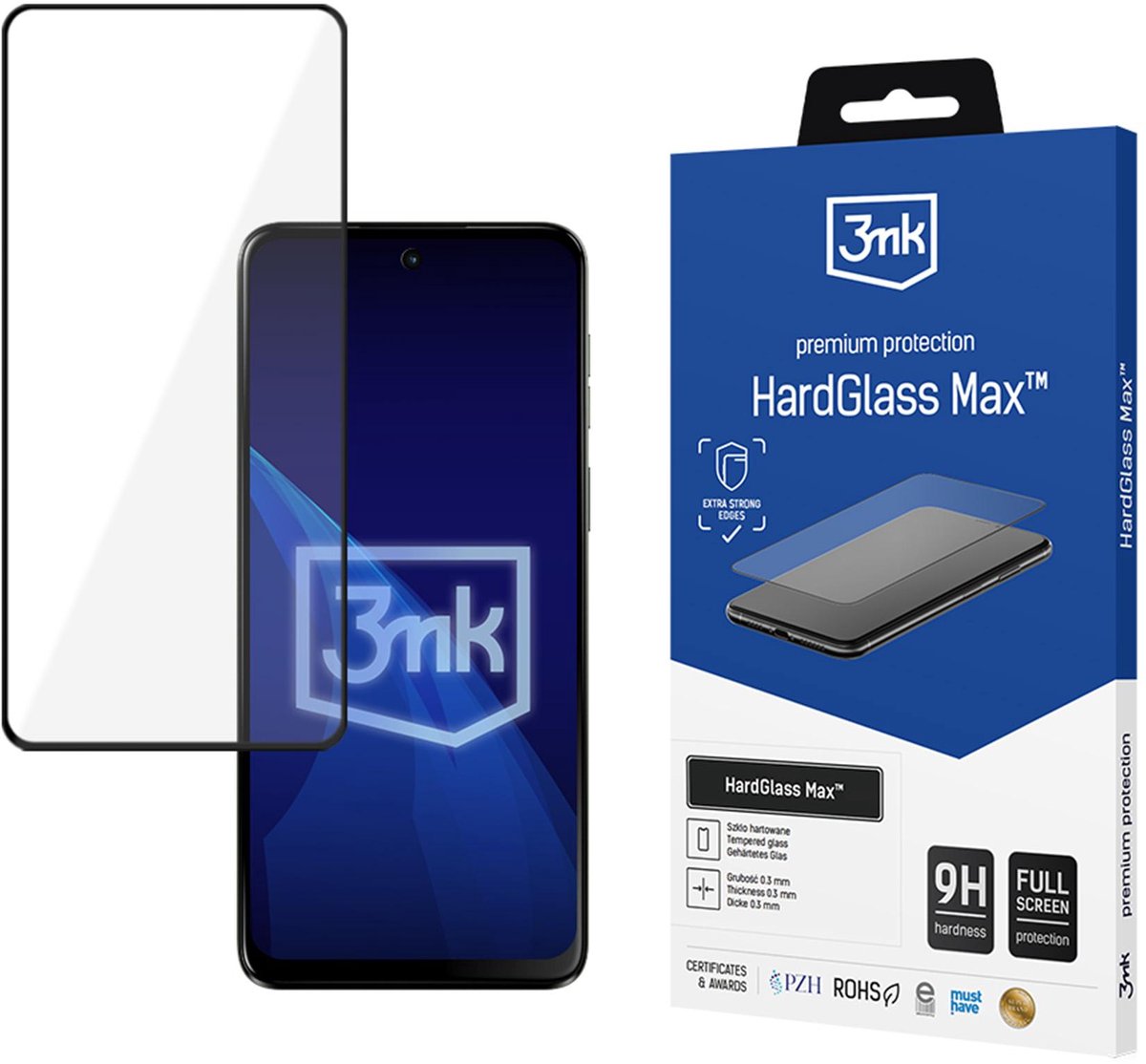 3Mk Hardglass Max Anti-Botsings Gehard Glas Voor Motorola Moto G55 5G