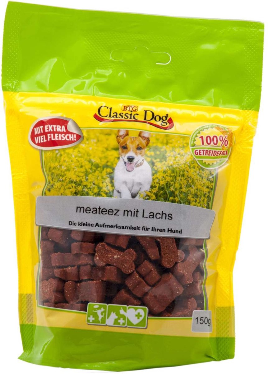 Classic Dog - Snack meateez 12x150g | mit Lachs