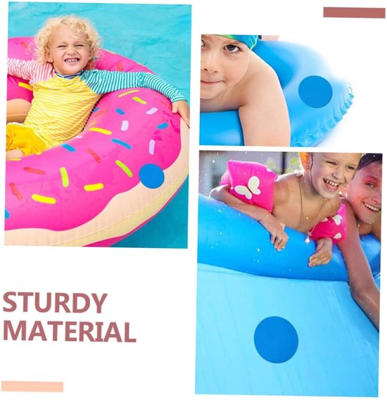 Reparatieset PVC - Plakset Lekken - Waterdicht Maken - Zelfklevend - 20 Stuks - Blauw — afbeelding 3