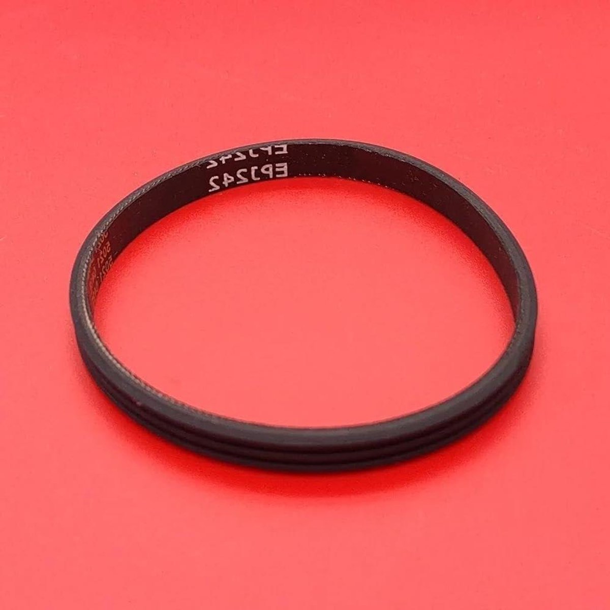 Aandrijfriem - Motorfiets riem - Motoronderhoud - 3 Ribben Rubber - EPJ242 - Zwart