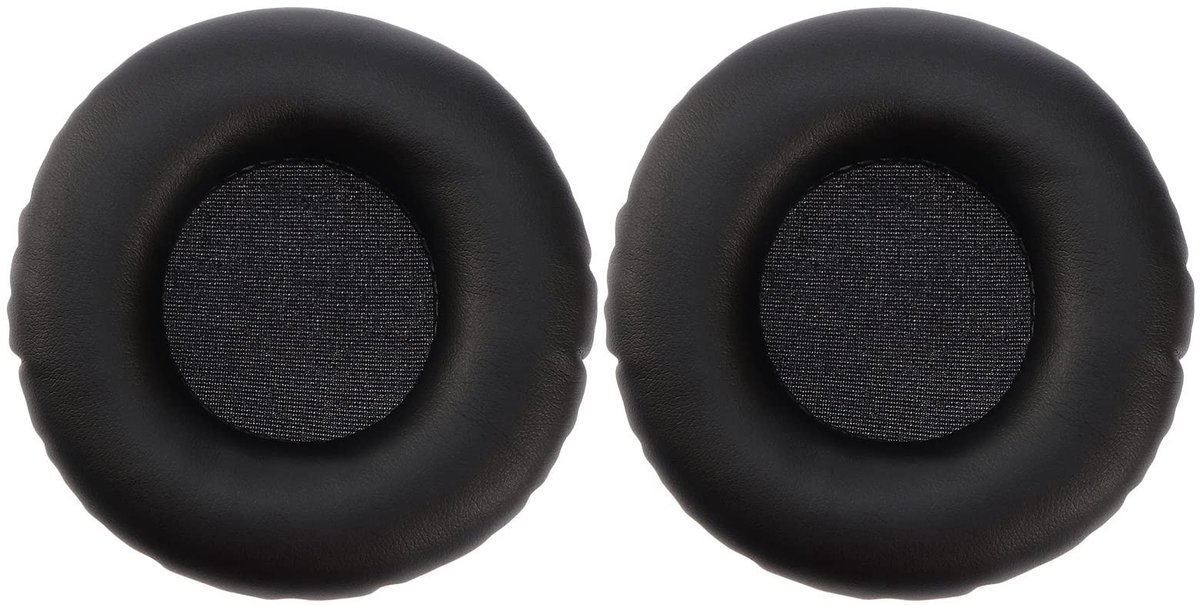 Dailygoods - Hoofdtelefoon-oorkussens - Comfortabel - Zwart - Vervangende oorkussens - Geschikt voor DJ-koptelefoons - Ideaal voor muziekprofessionals