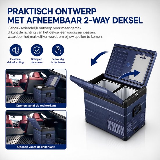 Compressor Koelbox met WiFi App-bediening - Elektrische Koelbox 46L Draagbaar — afbeelding 4