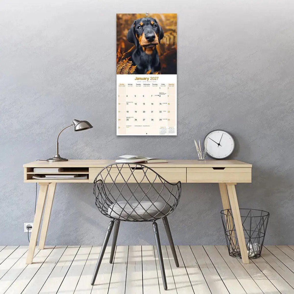 Dobermann Kalender 2027