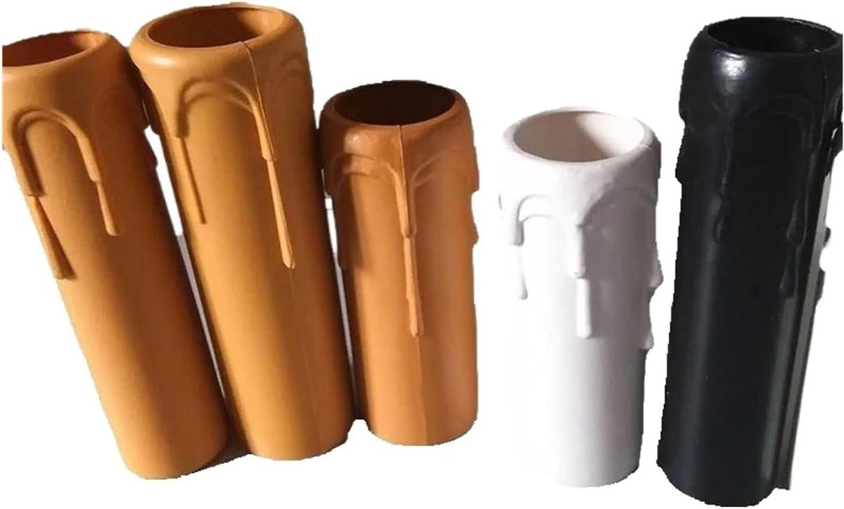 Kaarsen hulzen - Druppelvangers - Kroonluchter decoratie - Plastic druppeleffect - 85 x 25