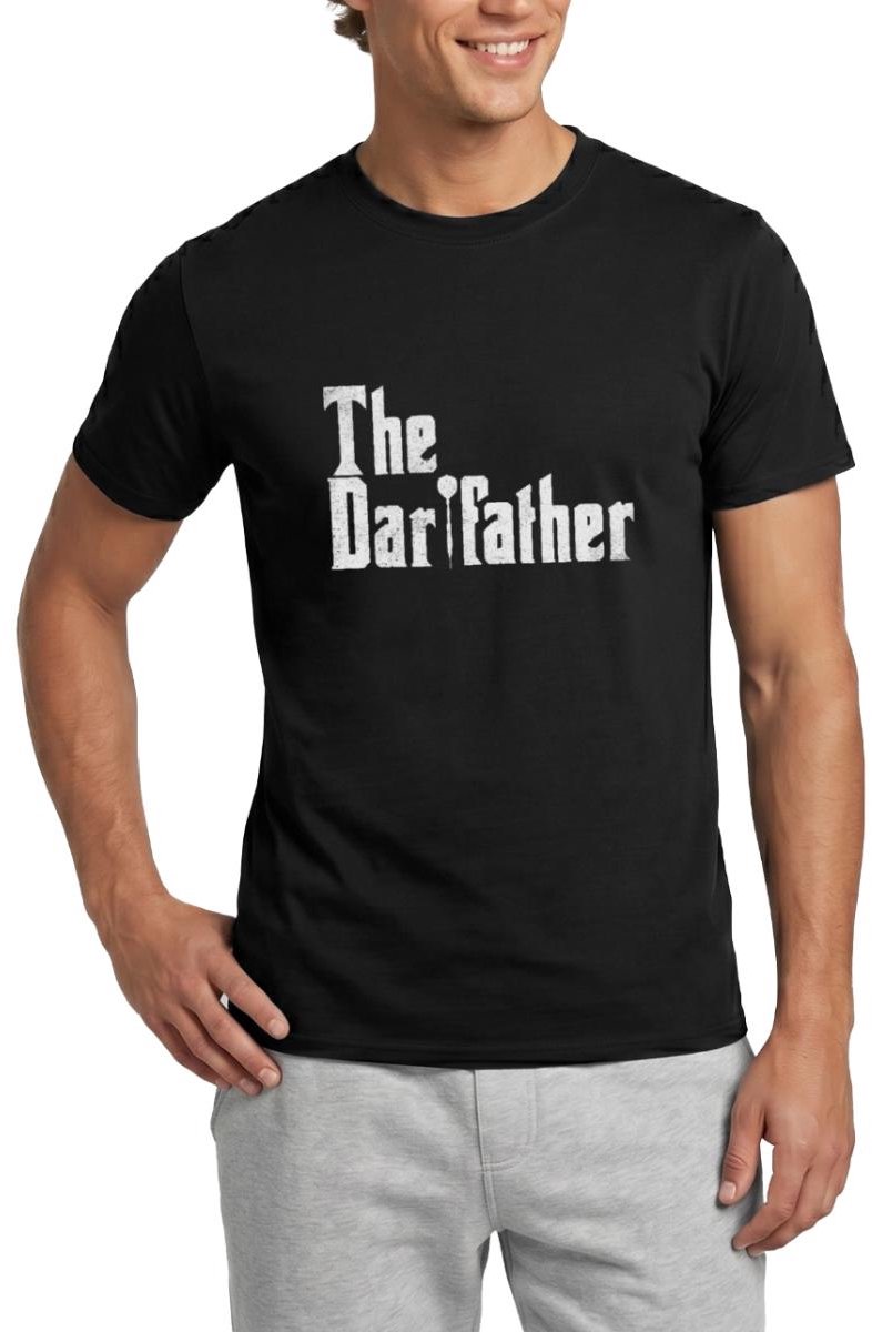 The Dartfather | De Dartvader | Grappig Darts T-Shirt Heren
