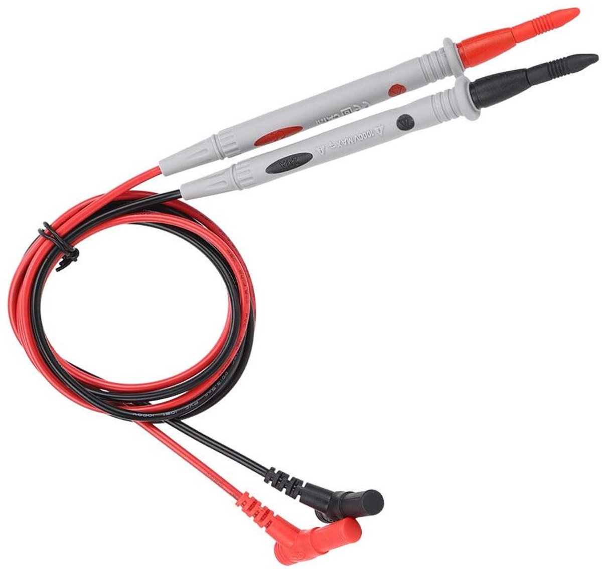 Meetsonde Multimeter - Testkabels - Componenten Meten - Hoge Veiligheid - 1000V 20A - Zwart