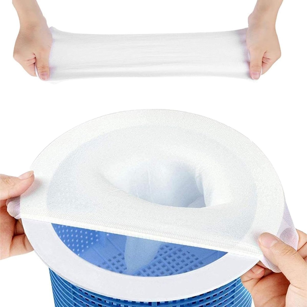 Dailygoods- Skimmersokken 15 stuks - Zwembad-sokken - Filtersokken - Skimmernetten - Fijne filtering - Bescherming skimmermand