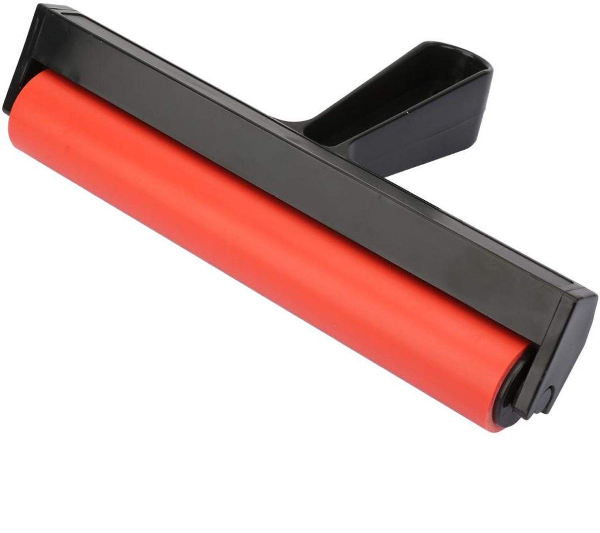 Dailygoods- Rubber Brayer 20 cm - Kunstroller - Verfroller - Stempeltool - Rubber Roller Kwast - Duurzaam materiaal - Eenvoudig in gebruik