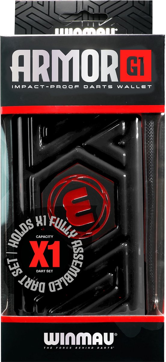 Winmau Armor G1 Black Dart Case van Winmau — afbeelding 4