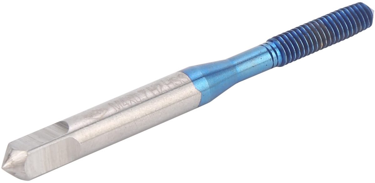 Dailygoods- Extrusiekraan Nano Blauwe Coating - Draadvormende Kraan - Metrische Tapgereedschap - Wolfraamstaal - Slijtvast - Corrosieweerstand - Tap