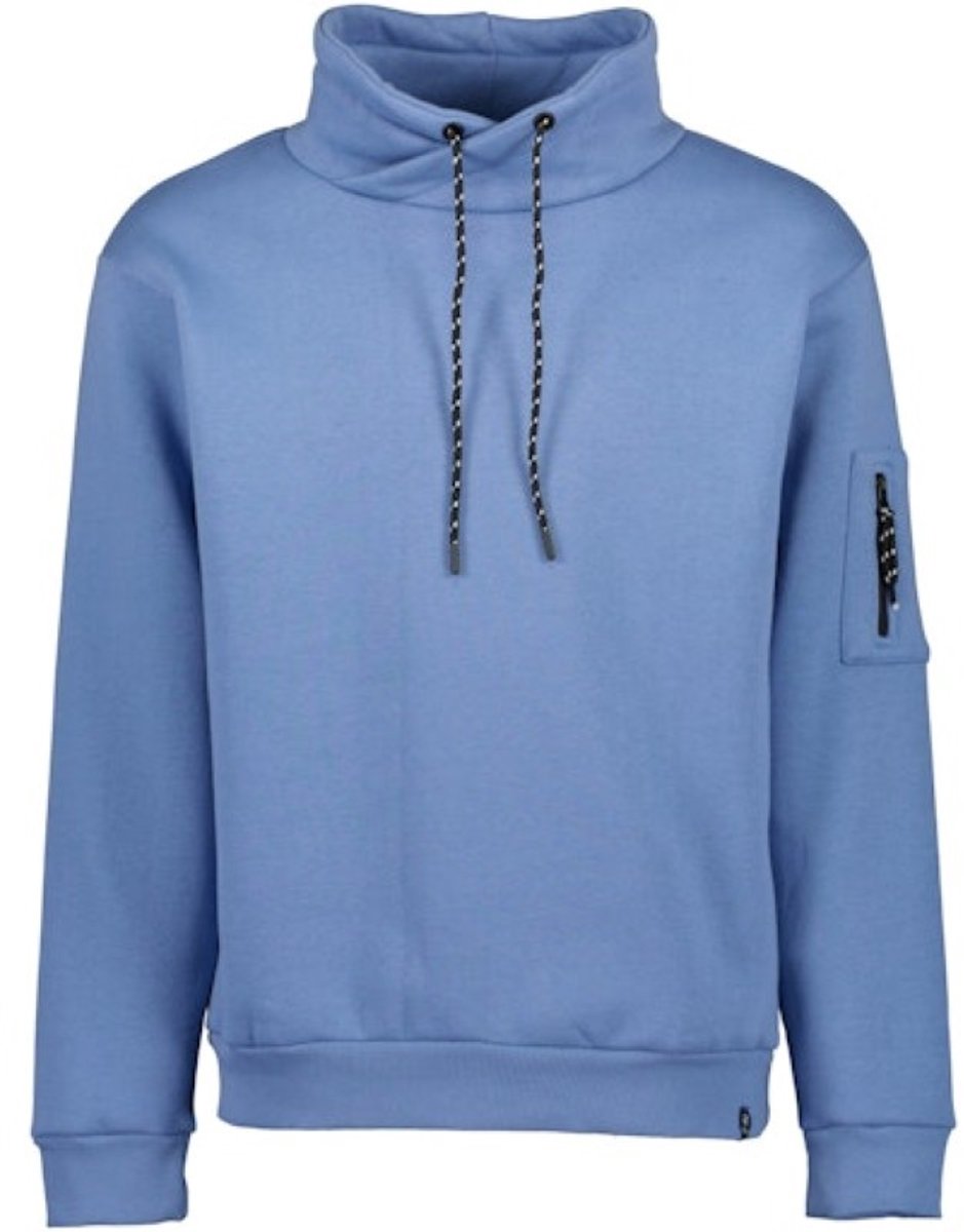 Blue Seven - heren - Trui 370211 blauw rolkraag maat XL