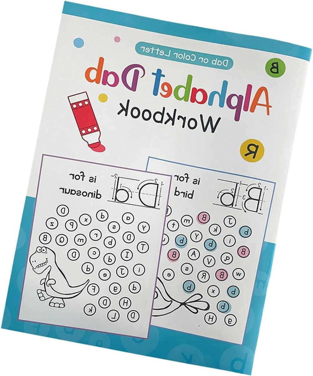 Oefenboek Alfabet - Engels Leren Boek - Schrijven Oefenen - Interactief Notitieboek - A4 Formaat - Kleuren