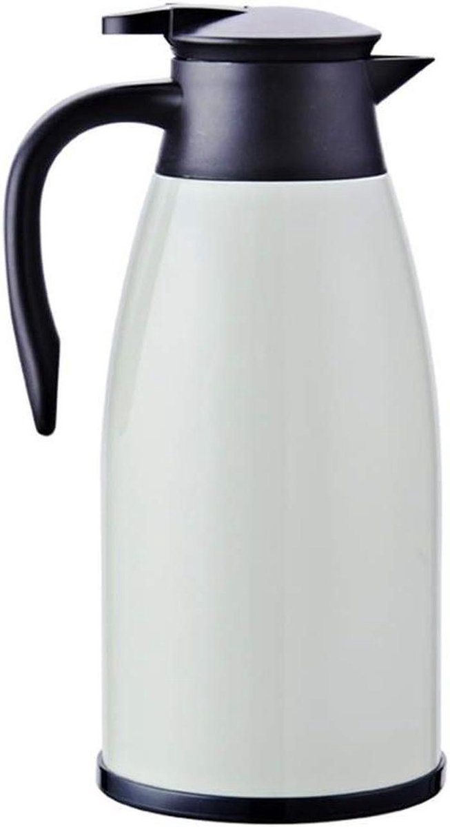 Isolatie Koffiepot - Thermoskan Keuken - Dranken Warm Houden - Spiraal Ontwerp - 2 Liter - Groen