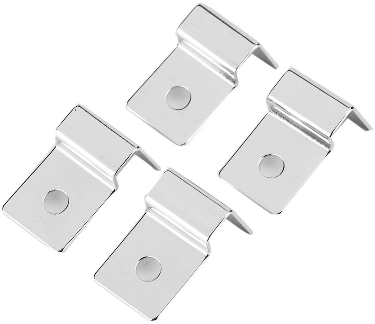 Dailygoods- Afdekking Duurzaam - Aquariumglas Afdekking - Vistank Houder - Antislip Clips - Roestvrij Staal - 5 Maatopties - Aquariumclips