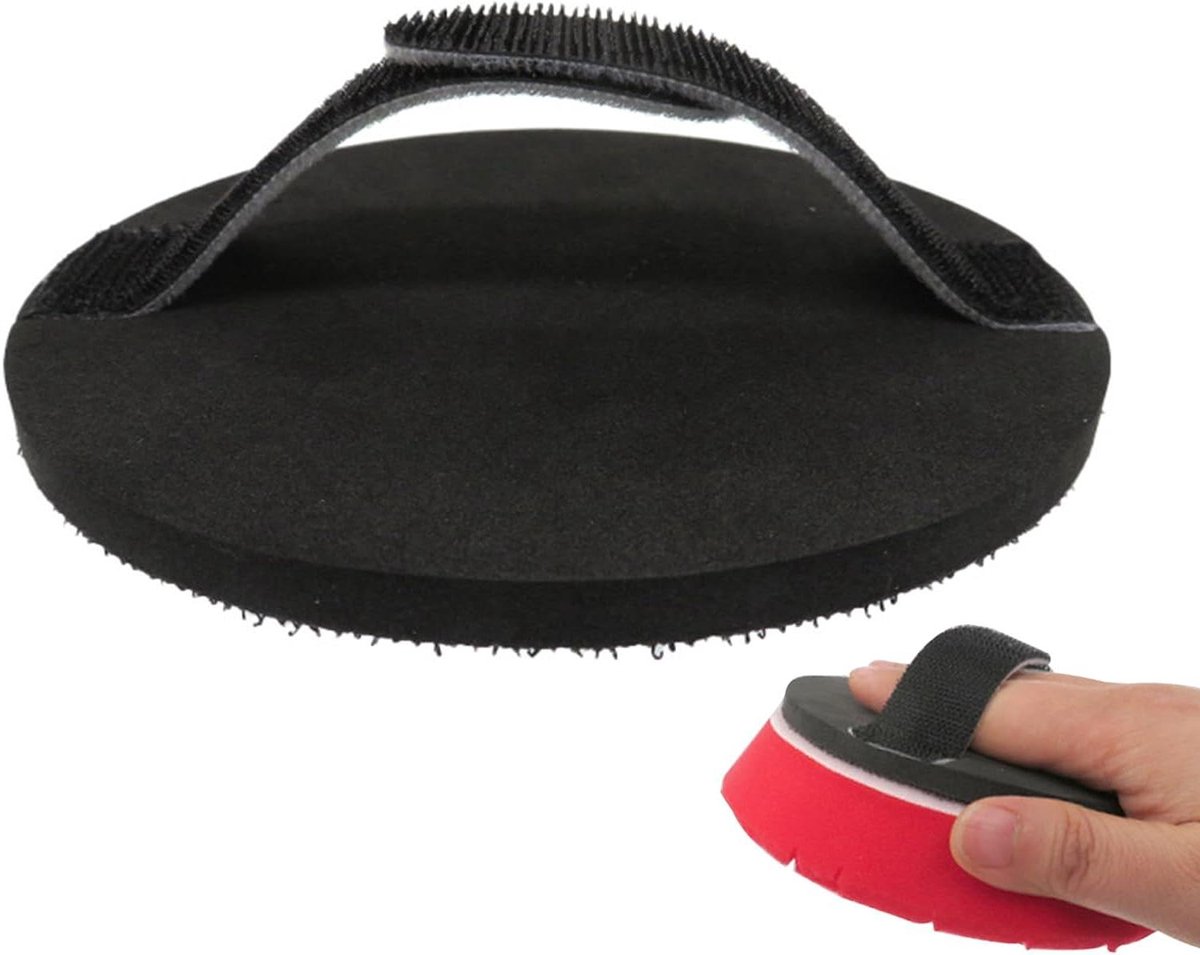 Auto Klei Pad - Detailing Applicator - Lak Reinigen - Niet Schurend - 5 inch - Zwart