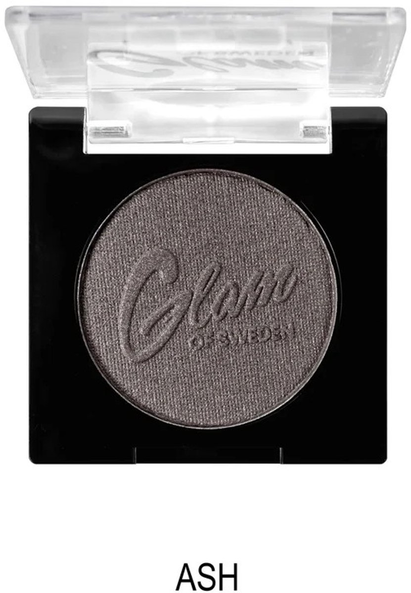 Glam of Sweden - Mono Oogschaduw - Glanzend - Grijs - Eyeshadow - Ash - 1 Doosje met 2,5 g inhoud