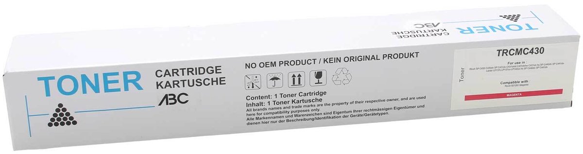 ABC huismerk Toner magenta geschikt voor Ricoh SP C430 C430dn SP C431dn C431dnht C431dnhw C431dn hs SP C440dn