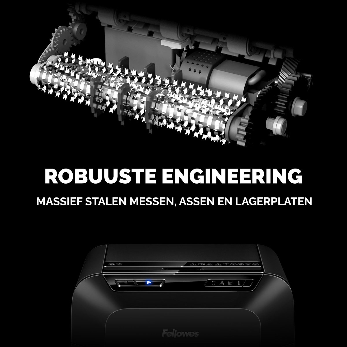 Fellowes AutoMax 80M Papiervernietiger – Autofeed & Handmatig – 80 Vel – Mini Cut P-4 – Shredder voor Thuis & Kantoor thumbnail 2