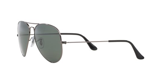 Ray-Ban Aviator Classic RB3025 W0879 M (58) Zilver/Groen Polarisatie — afbeelding 2