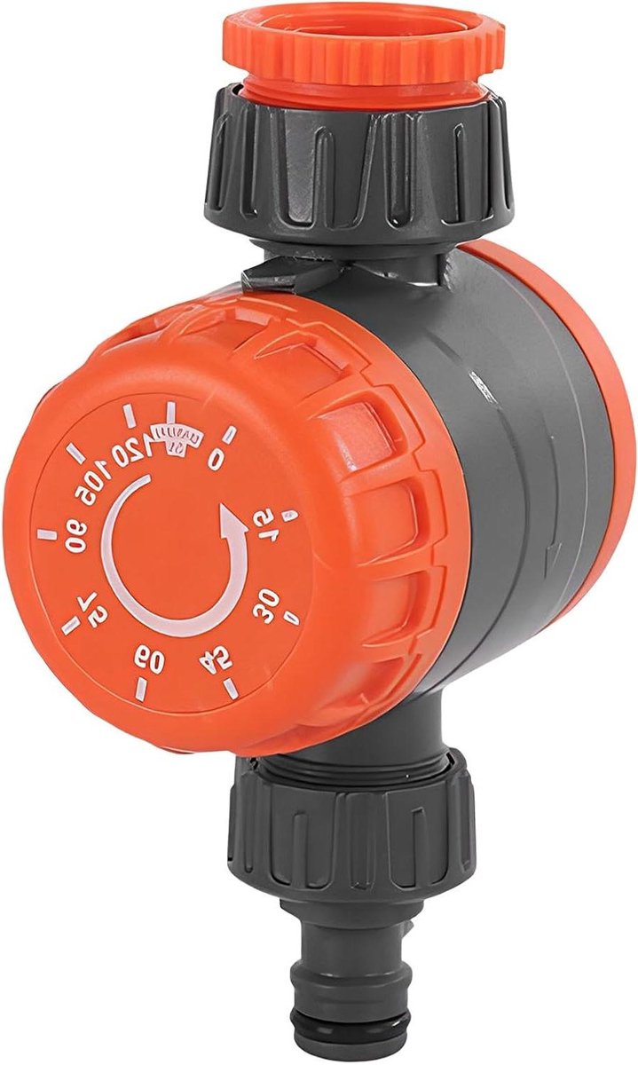 Mechanische Watertimer - Tuinslang Klok - Automatisch Besproeien - Geen Stroom Nodig - Tot 120 Minuten - Zwart