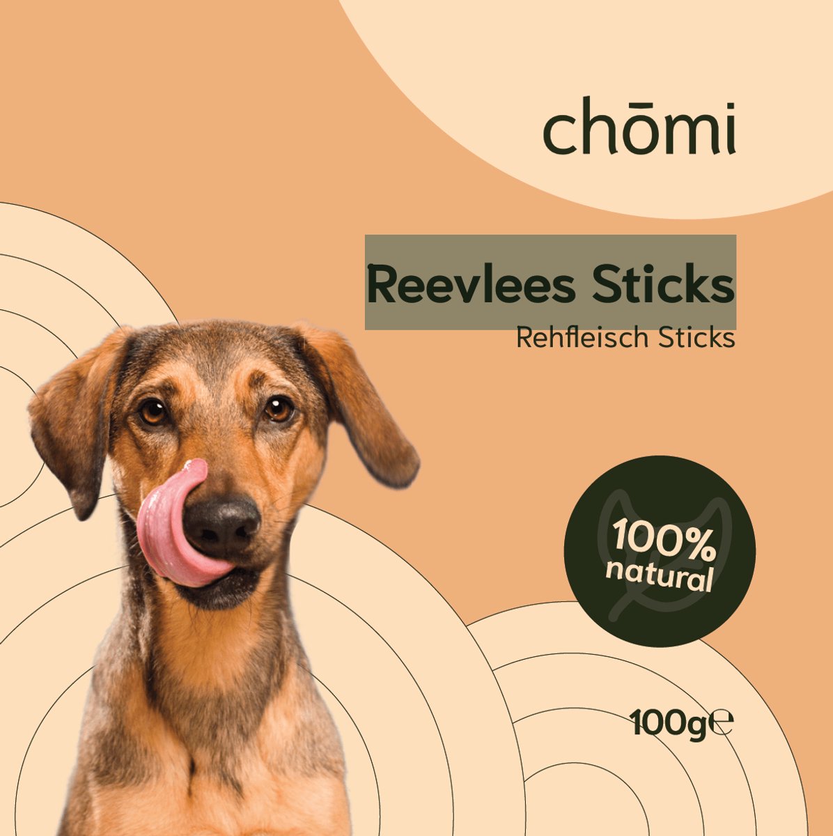 Chōmi Reevlees sticks 100 Gram - 200 gram - Paard