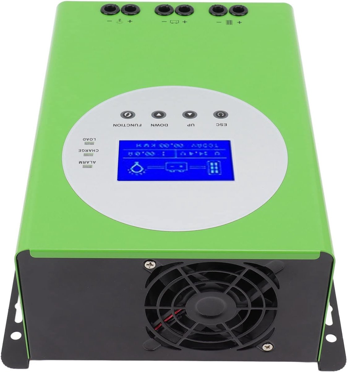 Zonnelaadcontroller - MPPT Controller - Zonne-energie laden - Hoge efficiëntie 995% - 96V 60A - Zilver