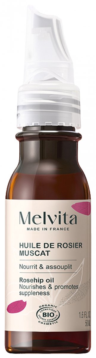 Melvita Biologische Rozenbottelolie 50 ml