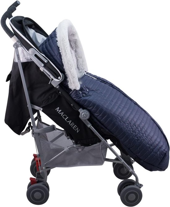 Universele Voetenzak - Kinderwagen Zak - Baby Warm Houden - Waterdicht en Winddicht - 42 x 100 cm - Navy van Universele — afbeelding 4
