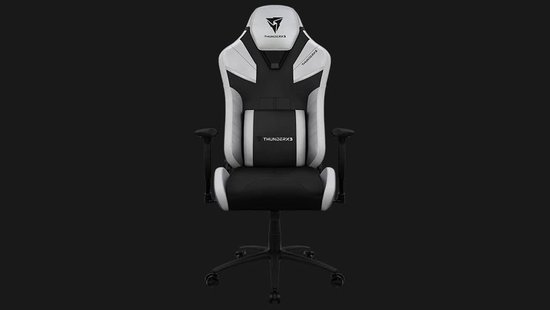 Gaming Stoel - Comfortabele Zetel - Langdurig Zitten - Ademend Air Tech - 55 x 60 x 143 cm - Wit — afbeelding 2