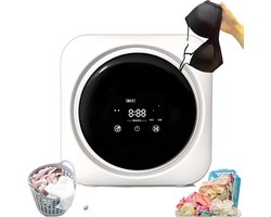 Mini Wasmachine - Draagbare Wasmachine - Ondergoed Wassen - 2-in-1 Wasdroger - 3.5 Liter - Wit