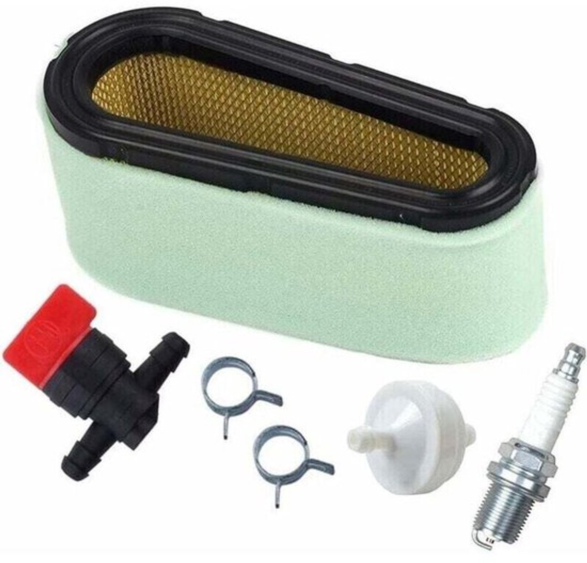 Luchtfilter en voorfilterkit - geschikt voor Briggs & Stratton 12,5-17 pk 494768 - grasmaaier