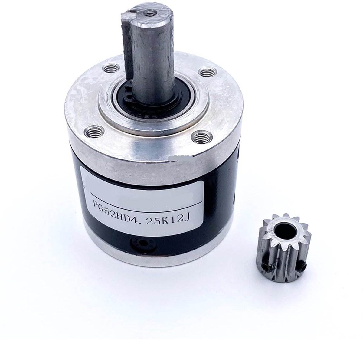 Planetaire Transmissie - Motor Reductie - Kracht Overbrengen - Compact Krachtig Koppel - 52 mm - Zilver