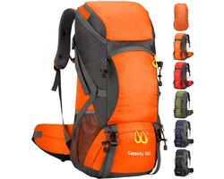 Dailygoods- Wandelrugzak 50 liter - Waterdicht - Opvouwbaar - Lichtgewicht - Duurzaam - Ergonomisch ontwerp - Rugzak