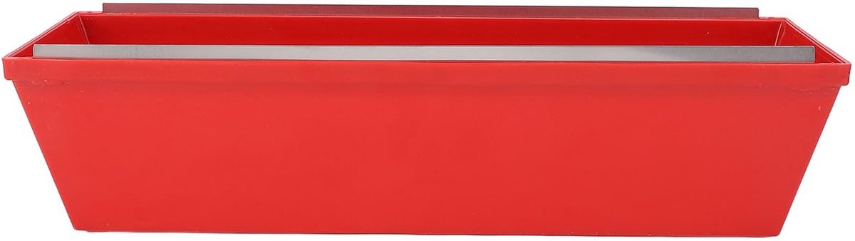 Gipsplaat Modderpan - Pleisterbak Mengbak - Mengen van Materialen - Ergonomische Handgreep - 14 Inch - Rood