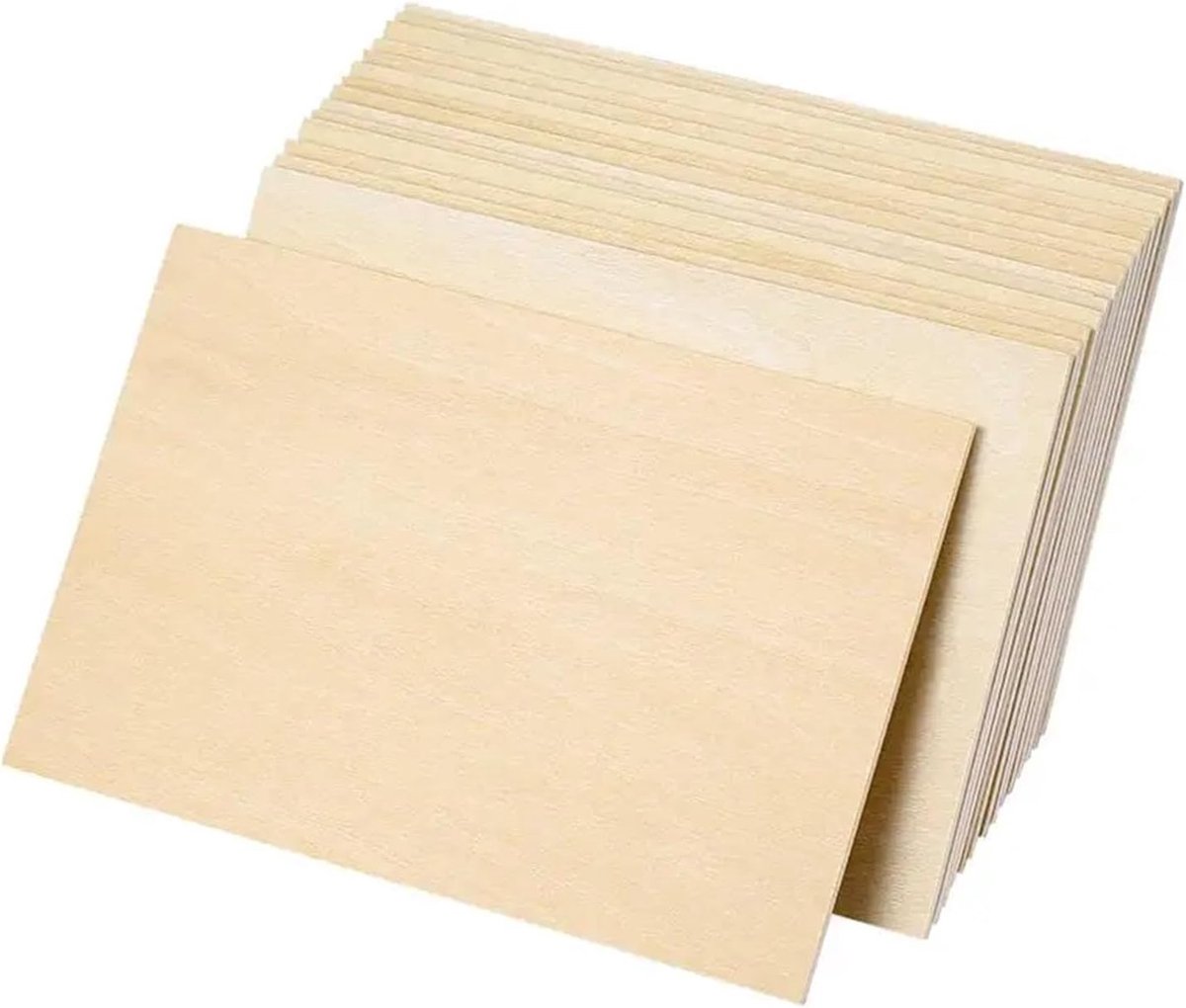 Houten Planken - Houtplaten Knutselbord - Doe-het-zelf Projecten - Glad en Duurzaam - 15 stuks - Natuurlijk Hout