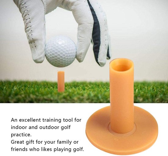 Dailygoods- Golf Tee 10 Stuks - Duurzaam Rubber - Stevige Basis - Flexibel - Golf Accessoire - Trainingshulpmiddel - Golfaccessoire van Dailygoods — afbeelding 5