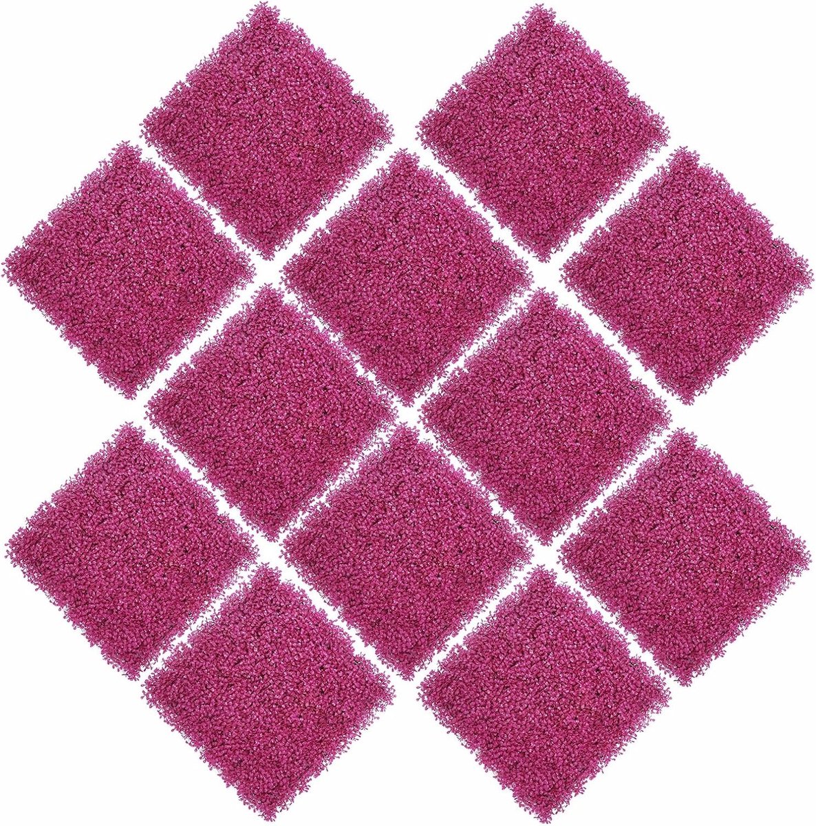 Kunstgras panelen - Buxusmatten privacy - Tuin decoratie - UV-beschermd en onderhoudsvrij - 20x20 inch - Roze