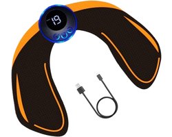Bil Trainer - Billen Trainingsapparaat - Vormgeven en Trainen - 19 Trainingsmodi - 25.5x20.5 cm - Zwart