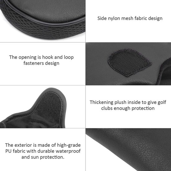 Golf Putter Beschermhoes Waterdicht - Golf Putter Hoofdkap - Hoge Kwaliteit - Handig - Voor Beurzen - Housewarming - Putterhoes van GOLF — afbeelding 5