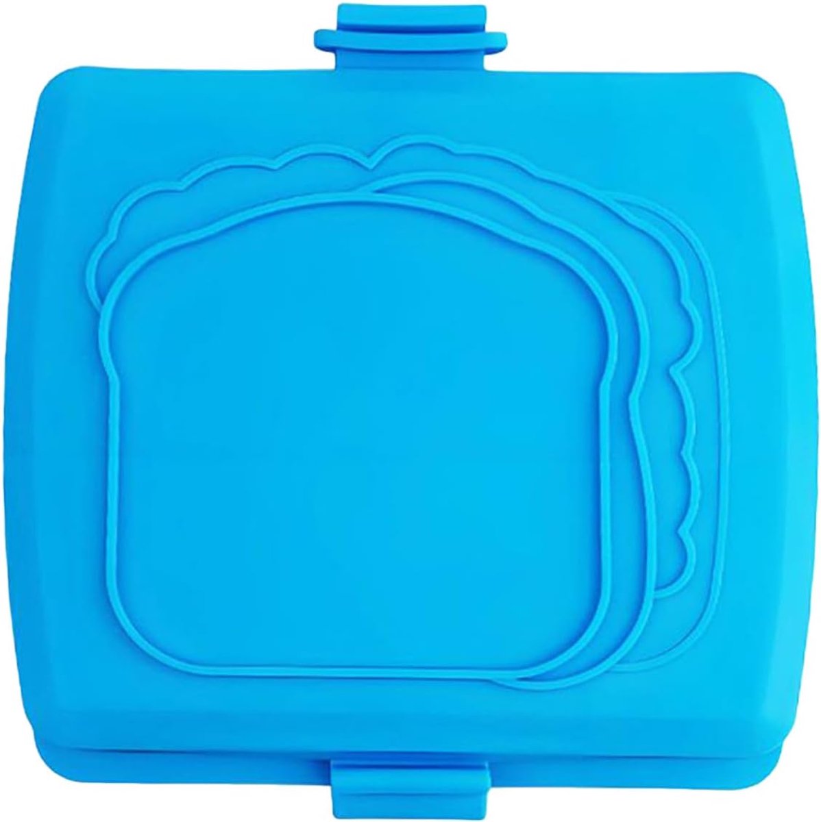 Sandwichmaker Kaas-toaster Ontbijt Snacks Magnetron Gebruik 16 x 16 cm Blauw